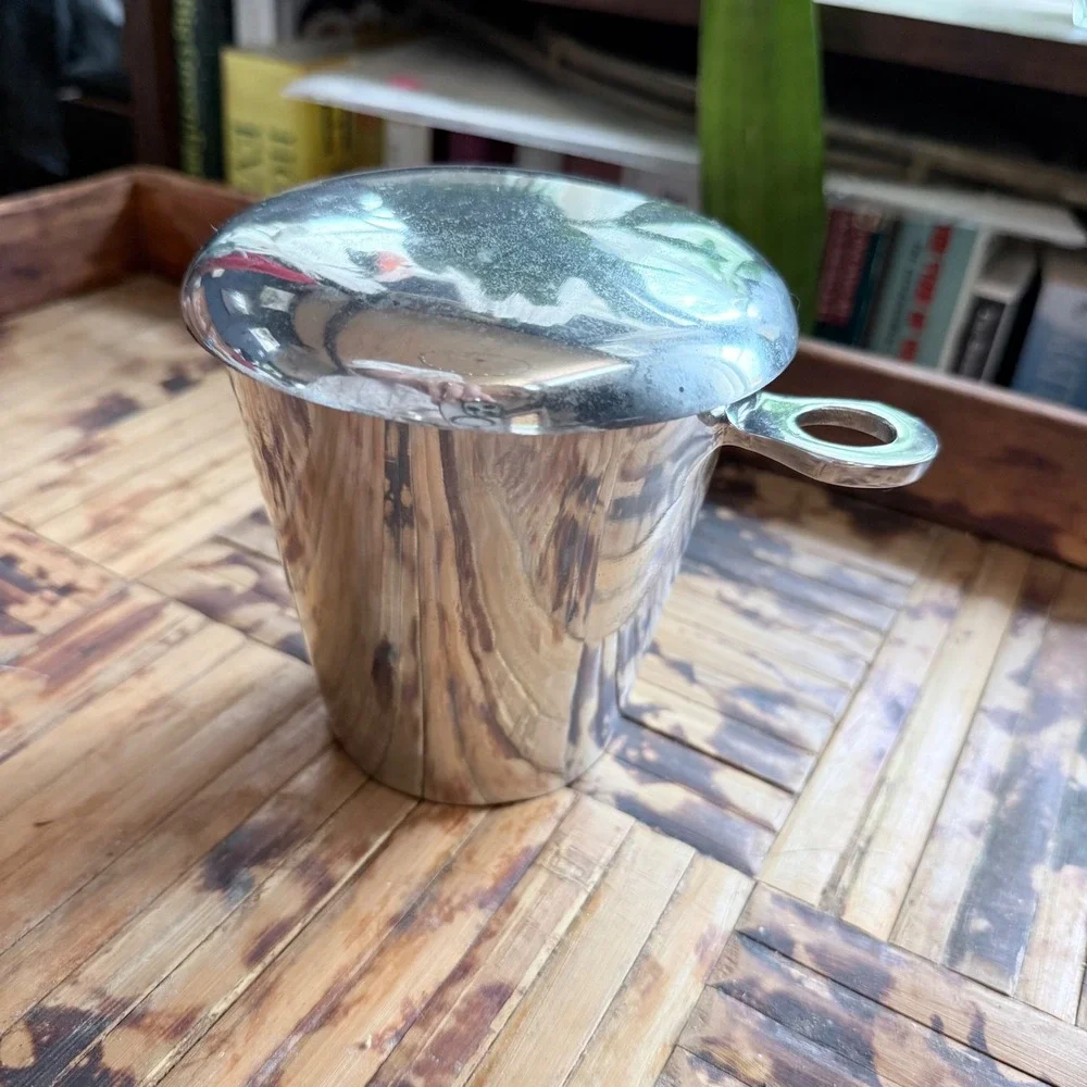 Nima Oberoi Lunares San Francisco Hand-Cast Aluminum Lidded Vessel – Modern
